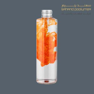 بطری پلاستیکی استوانه سرتخت ۲۰۰ سی سی دهانه ۲۴
