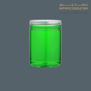 جار پلاستیکی استوانه 350 سی سی دهانه 70
