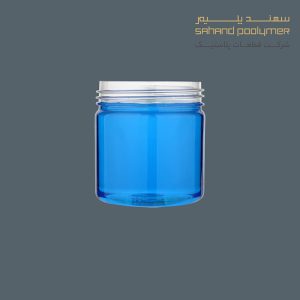 جار پلاستیکی استوانه 250 سی سی دهانه 70